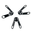 Manual Zipper Slider Mounting Plastic Frosted Zip Lock Slider Nylon Zipper Locking Zipper Sliders